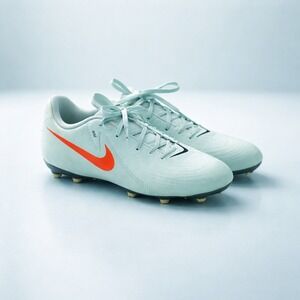 Nike Phantom GX Soccer Cleats Kids 3.5Y Blue Orange Athletic Shoes Youth Sports